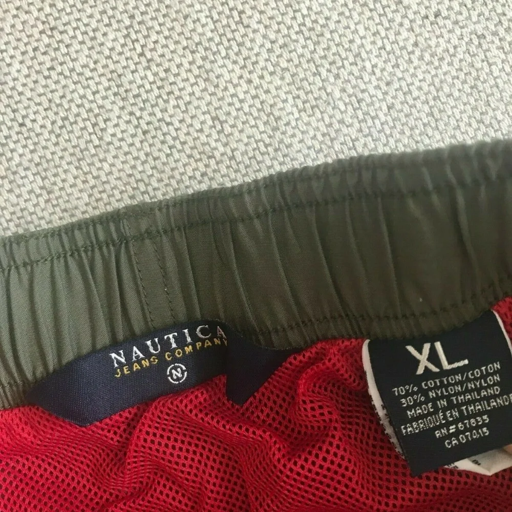 Nautica Spell Out Men Board Shorts Swim Trunks XL‎